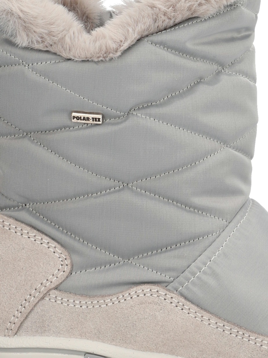 Lederkombination Snowboot