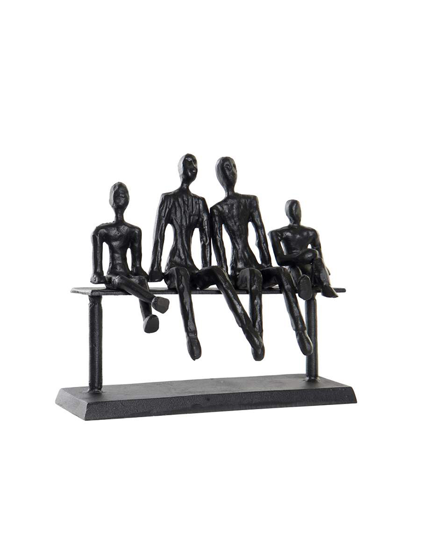 Aluminum Family Figure Black
