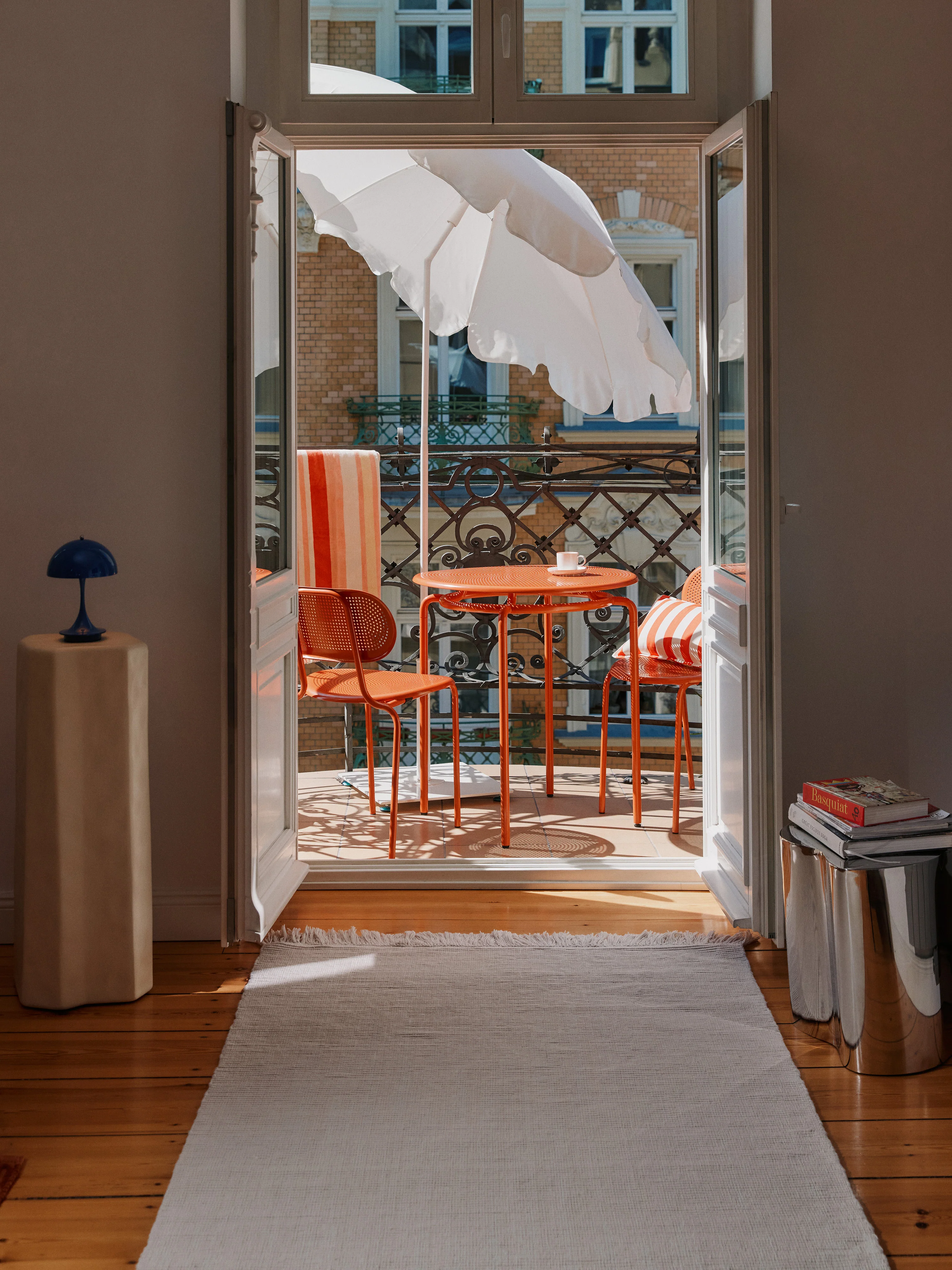 Handgeweven indoor & outdoor vloerkleed Sumit