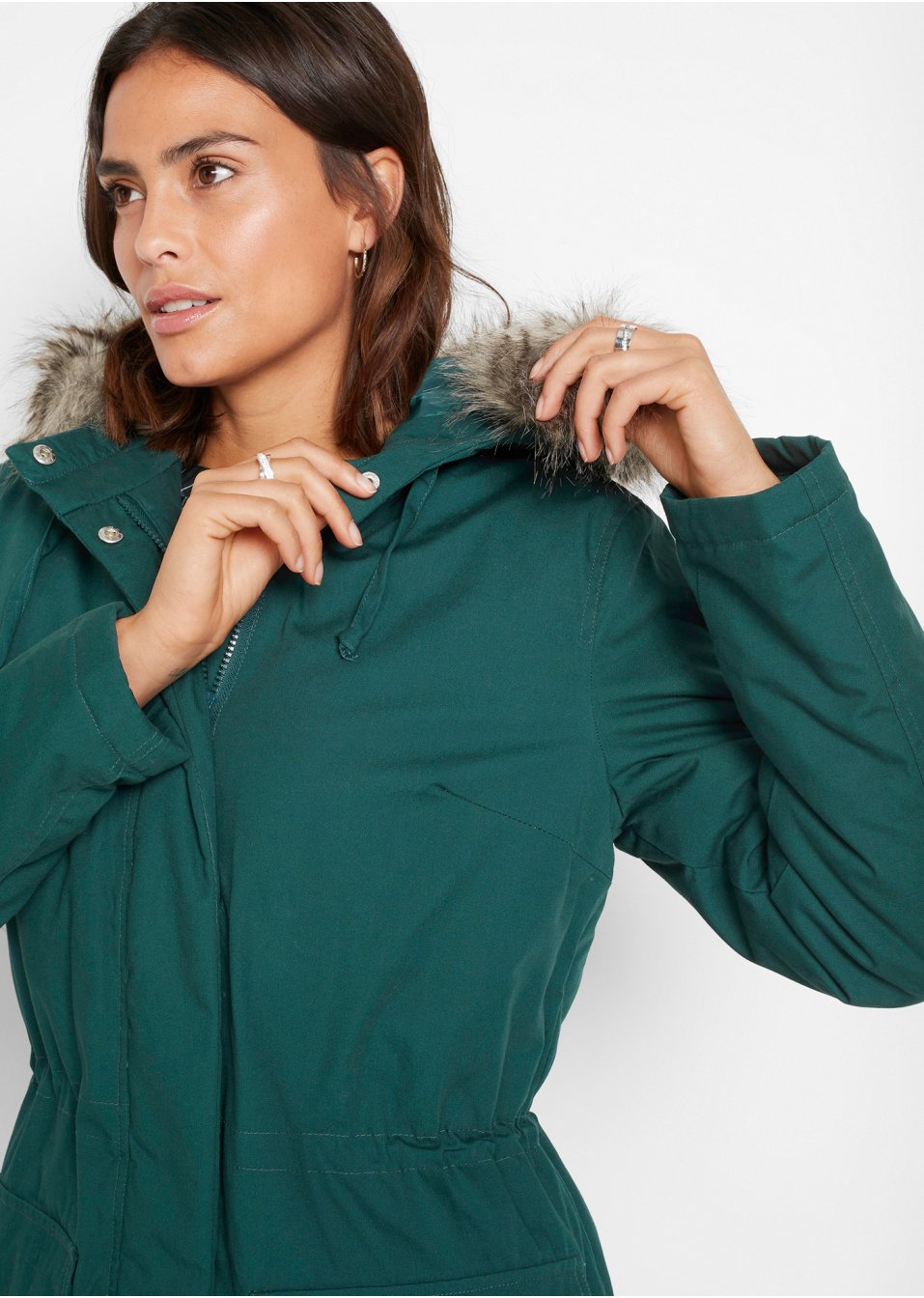 Parka à capuche