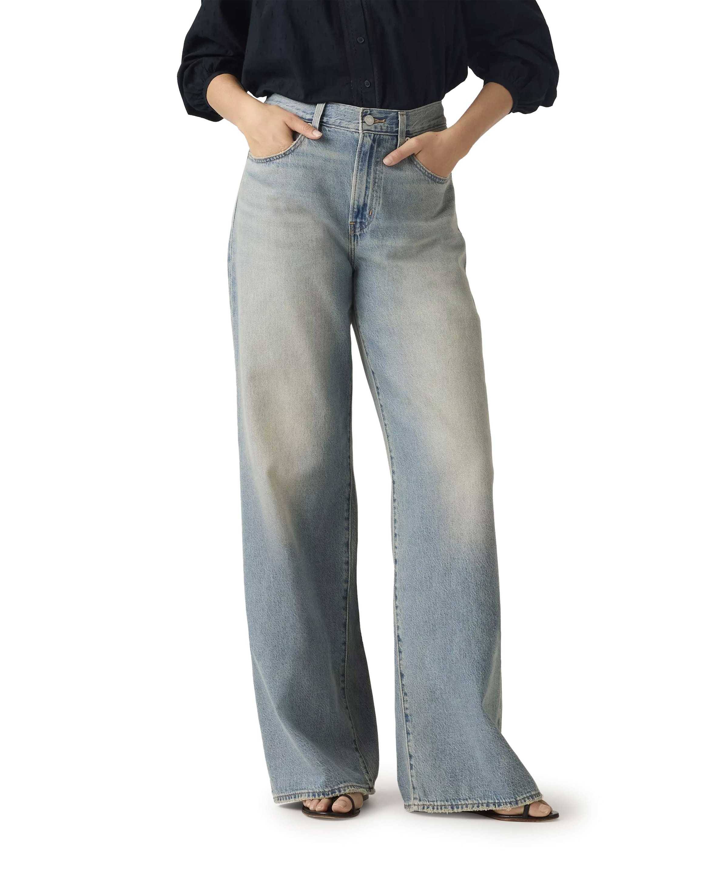 Levi's XL Straight dames jeans blauw
