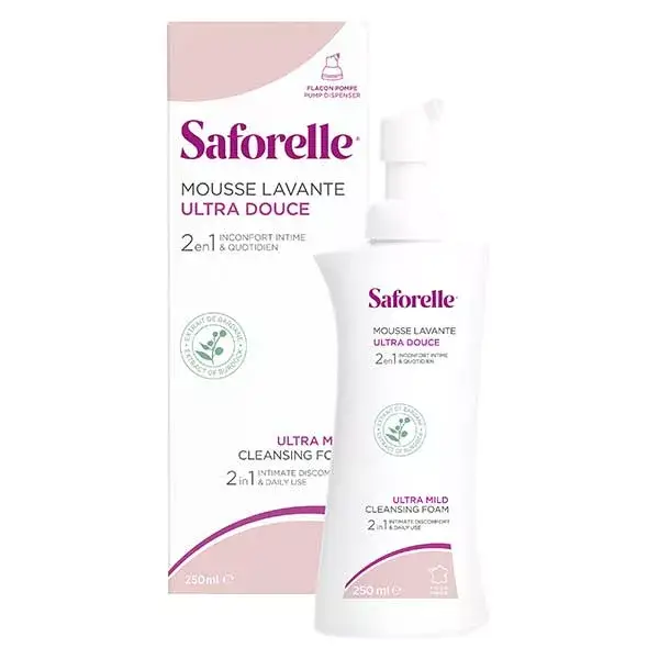 Espuma de Limpeza Ultra Suave Saforelle Care & Hygiene 250ml