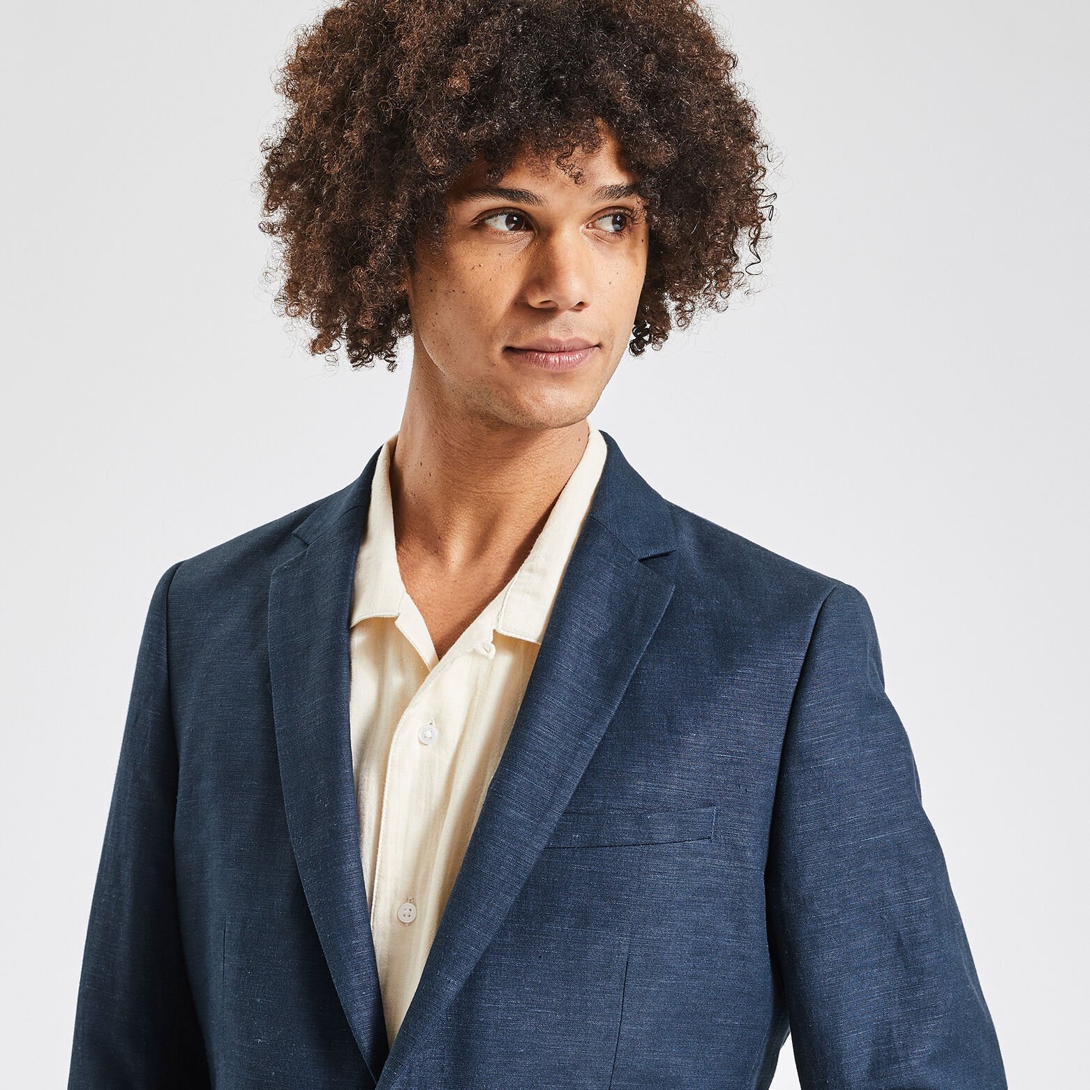 Veste de costume slim Bleu