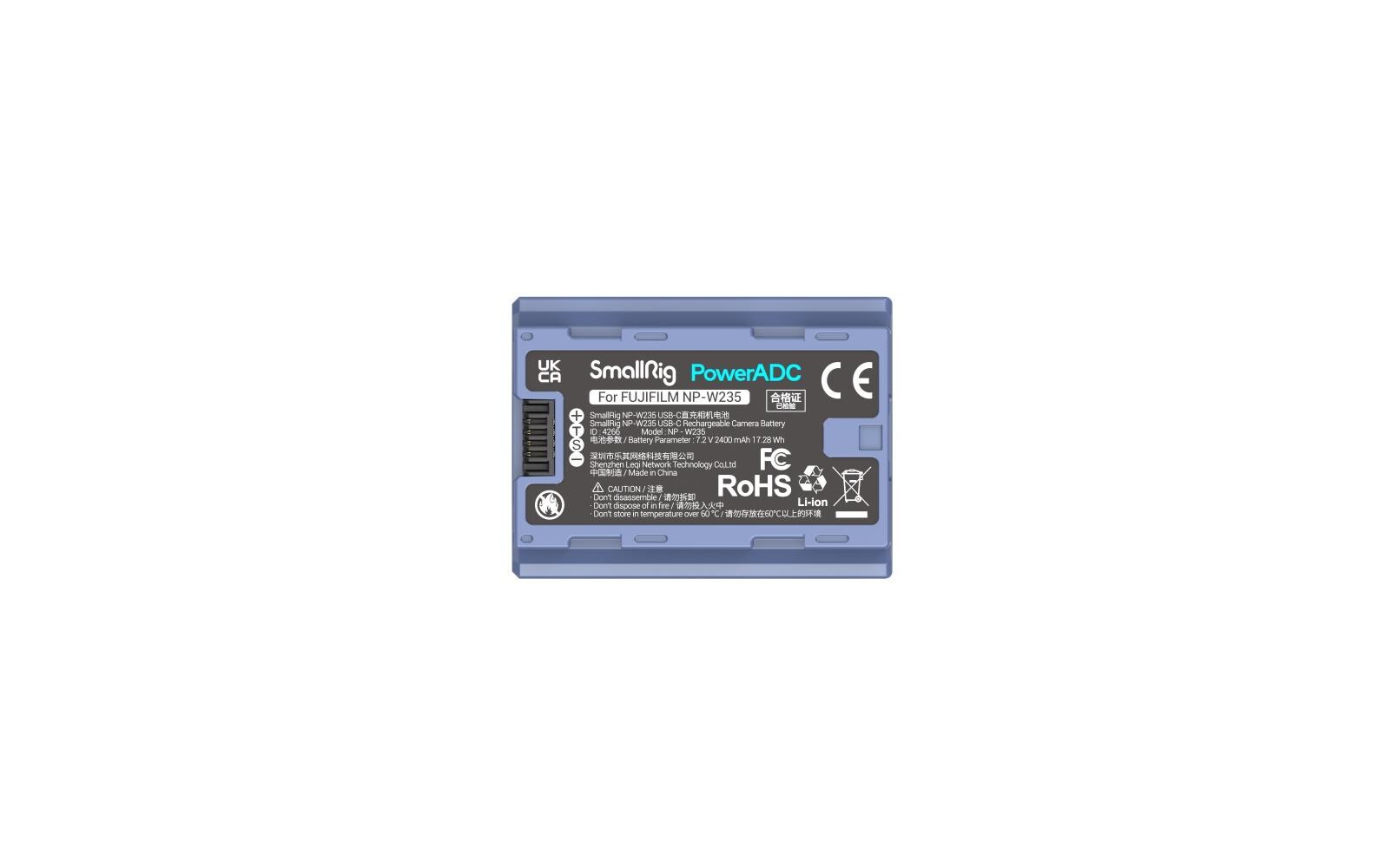 Digitalkamera-Akku NP-W235 USB-CUSB-C aufladbare Kamerabatterie
