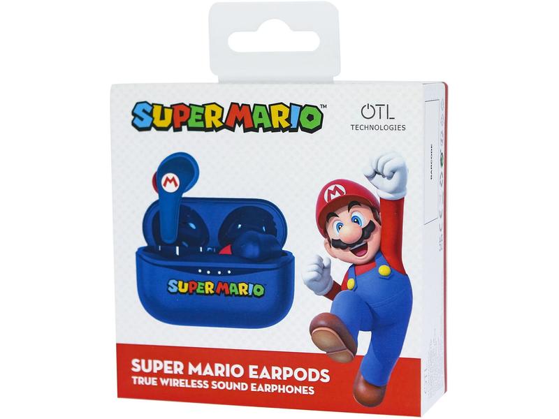 OTL True Wireless In-Ear-Kopfhörer Nintendo Super Mario Bla Kabelloser Gaming-In-Ear-Kopfhörer im «Super Mario» Design