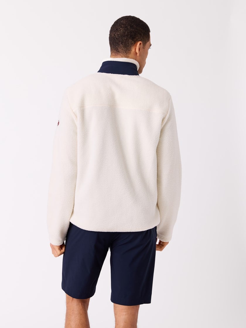 Corin fleecejakke Antique White
