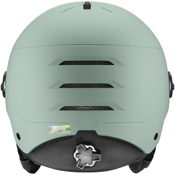 Casque de ski UVEX WANTED VISOR OXID GREEN MATT