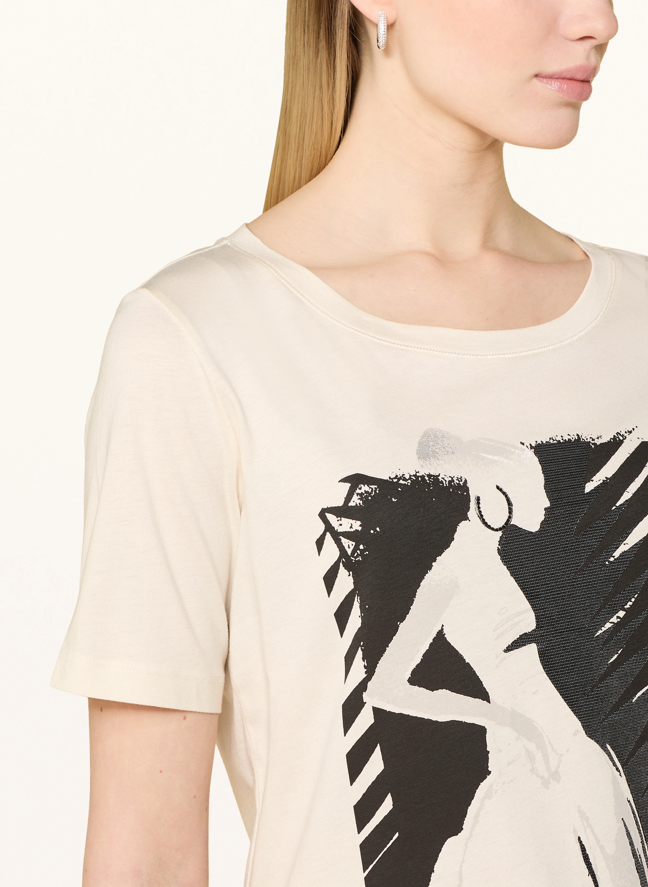 monari T-Shirt mit Schmucksteinen