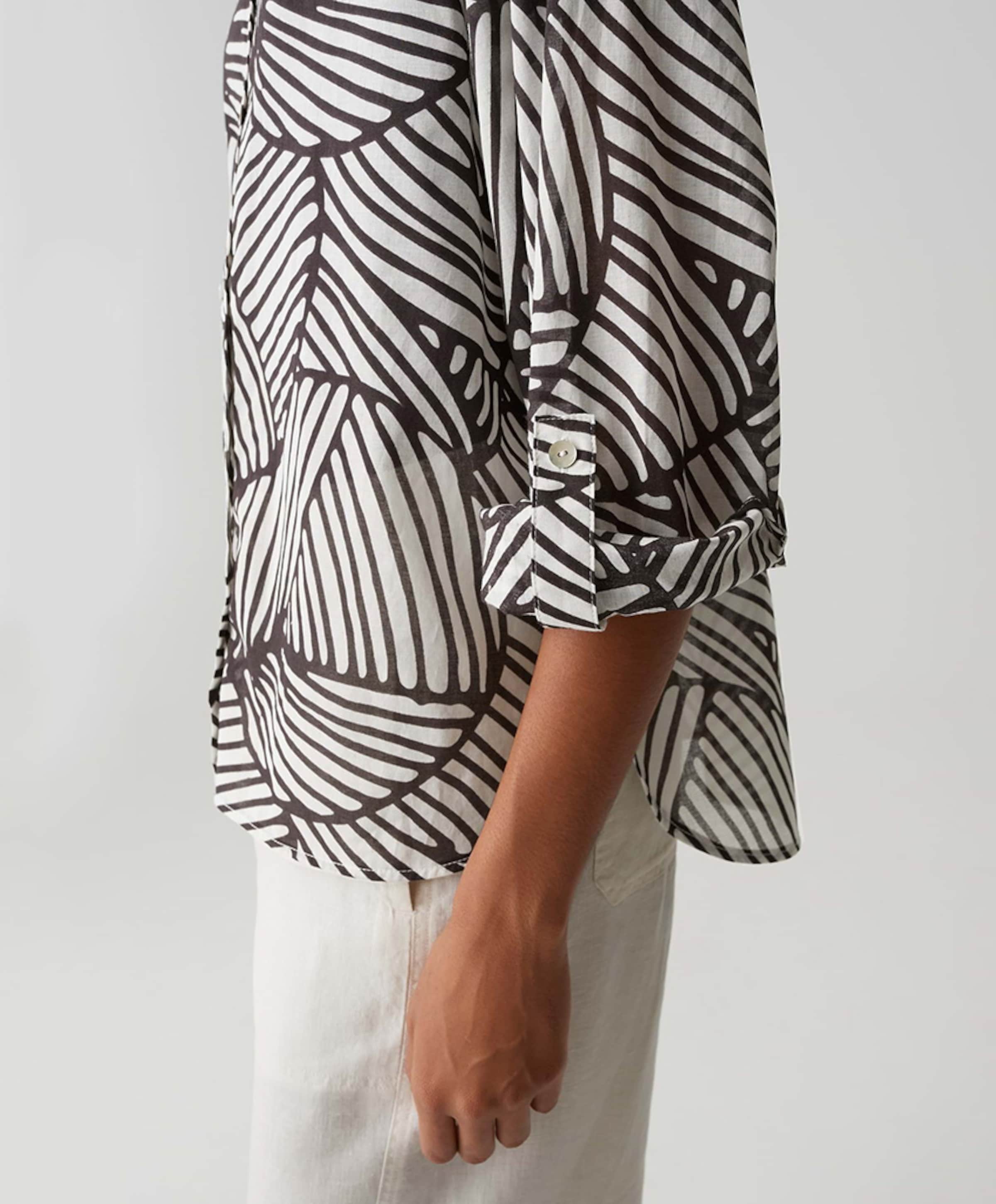 OPUS Dames blouse bruin