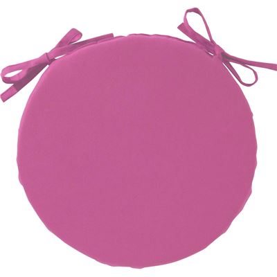 Galette de chaise enduite ronde spécial extérieur - Lot de 2