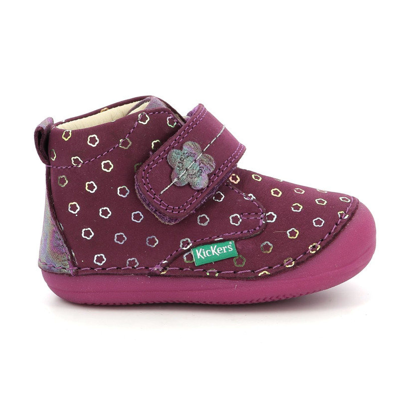 Kickers Kickers Sabio Prune à Fleurs