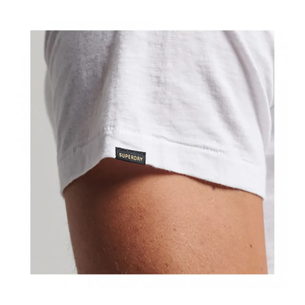 Superdry SLUB - Tee-shirt Homme optic
