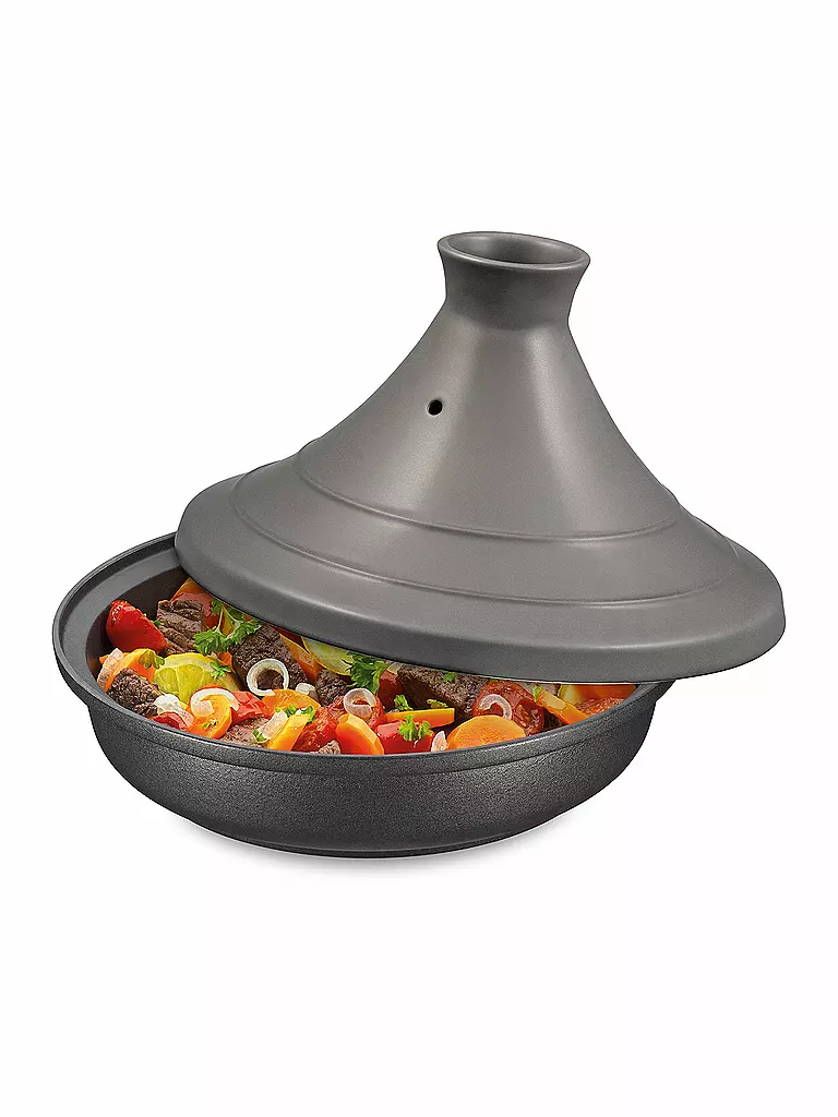 SPRING Tajine Escale 28cm/2l Schwarz schwarz
