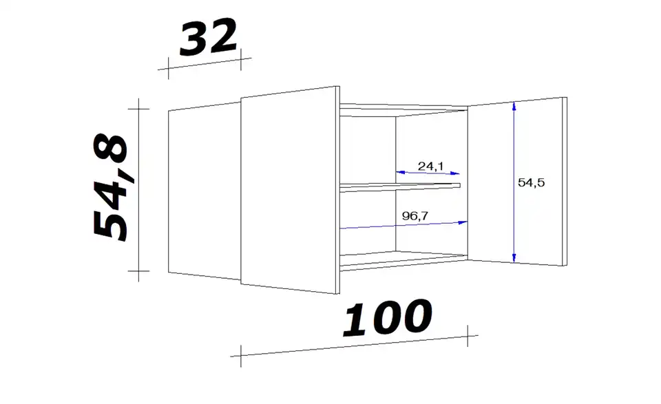 Hängeschrank Ede 100 cm