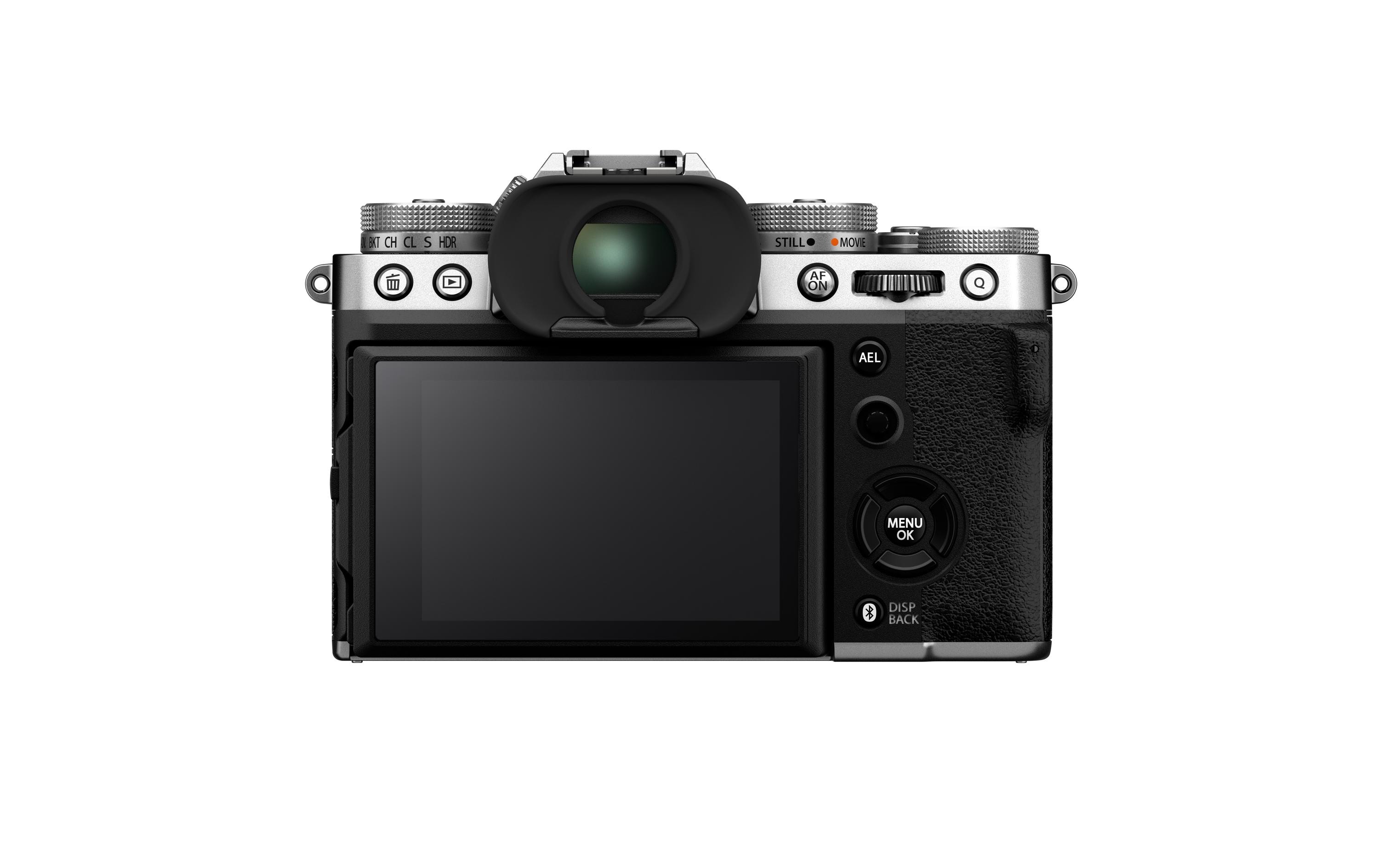 Fotokamera X-T5 Body Silber<br>Spiegellose Systemkamera mit 40.2 Megapixel-Sensor und integriertem Fünf-Achsen-Bildstabilisator