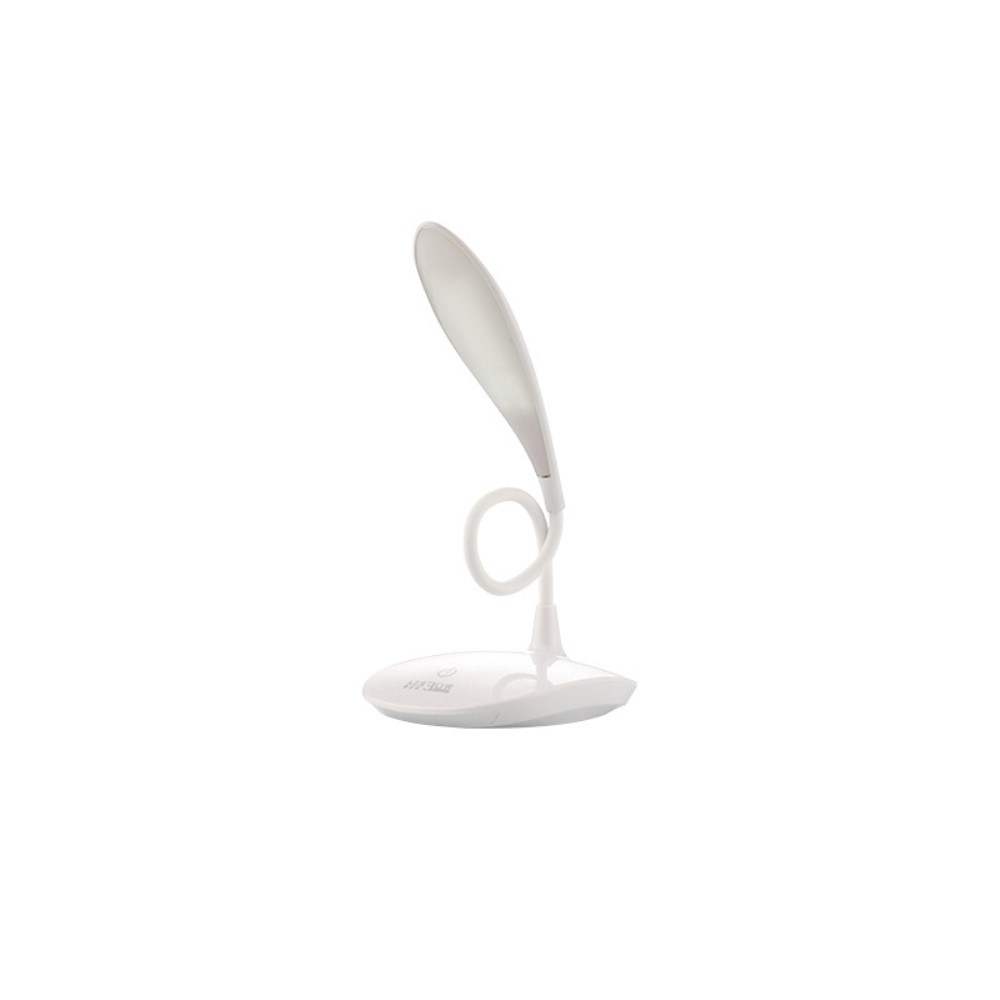 LED Schreibtisch Lampe Dimmbares USB Licht Biegbare Schwanenhals Leselampe mit Touch Steuerung - Weiss