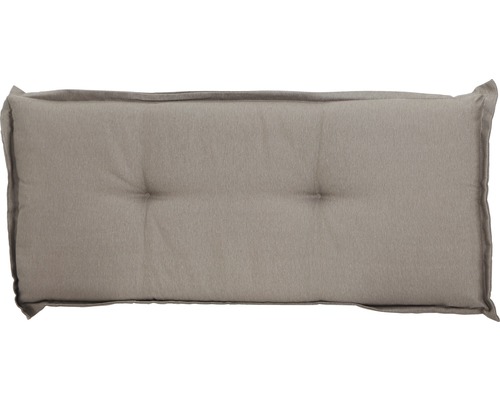 Madison Panama bankkussen, 110 x 48 cm, katoen/polyester, lichtgrijsbeige