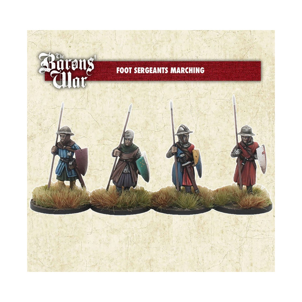 The Baron's War - Foot Sergeants Marching