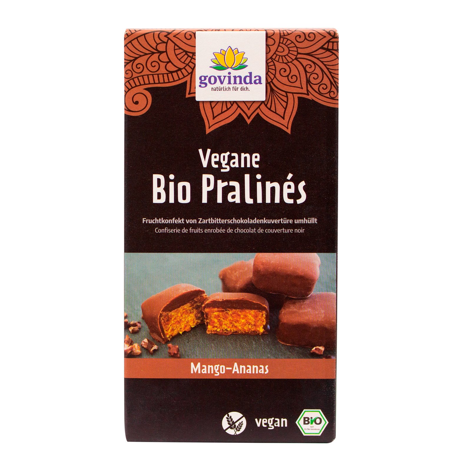 Govinda Dattel Mango Ananas Pralinés