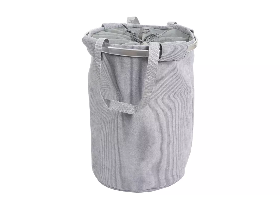 Collecteur de linge MCW-C34, velours gris