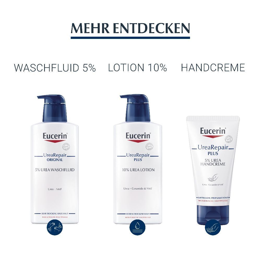 Eucerin® UreaRepair Original Creme 5% – Intensive Feuchtigkeit für trockene, raue und schuppige Hautstellen