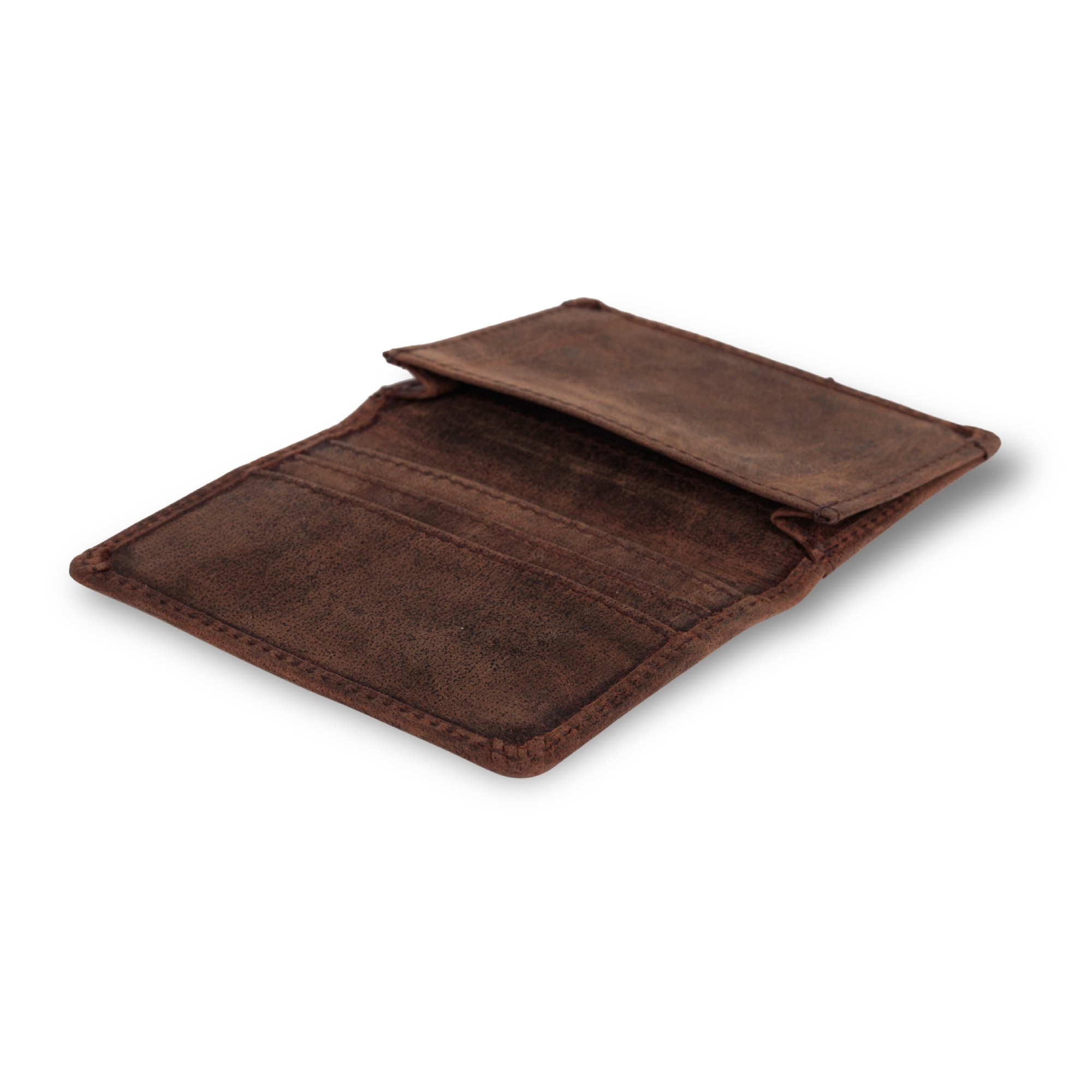Kreditkartenhalter aus Büffelleder, braun, B 10 cm, L 7,6 cm günstig bestellen