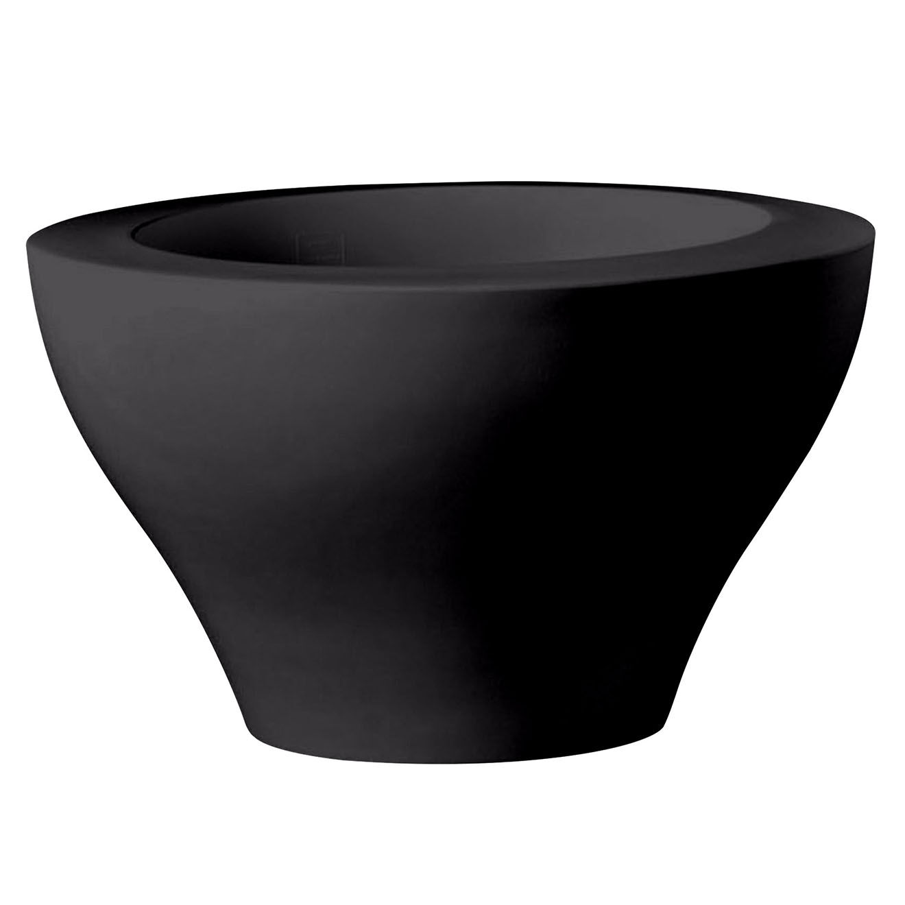 Serralunga Pot ming design par rodolfo dordoni anthracite - D.56.5x33 cm