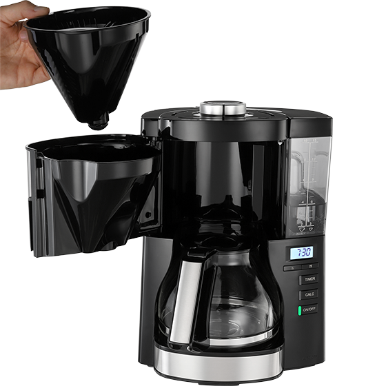 LOOK® Timer|Filterkaffeemaschine Schwarz