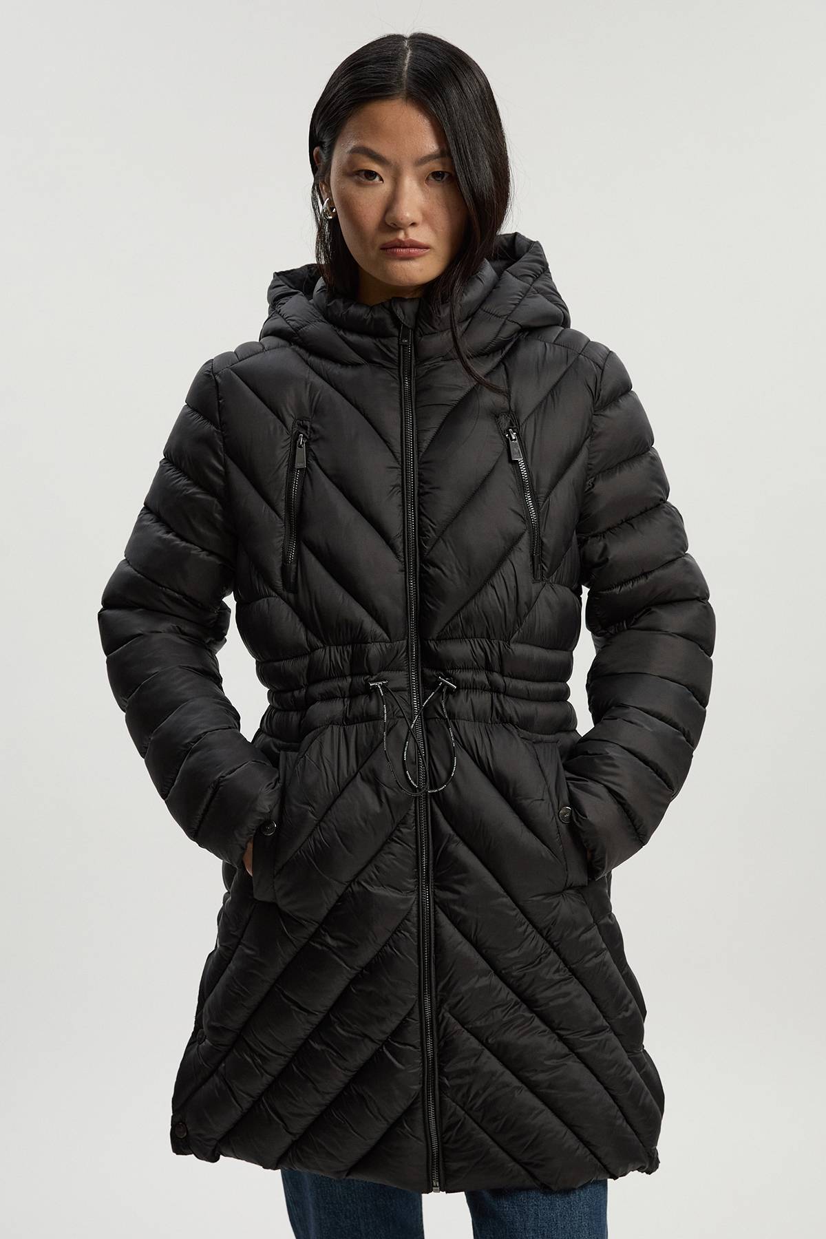 KarenMillen Manteau Léger Compressible Petite Taille