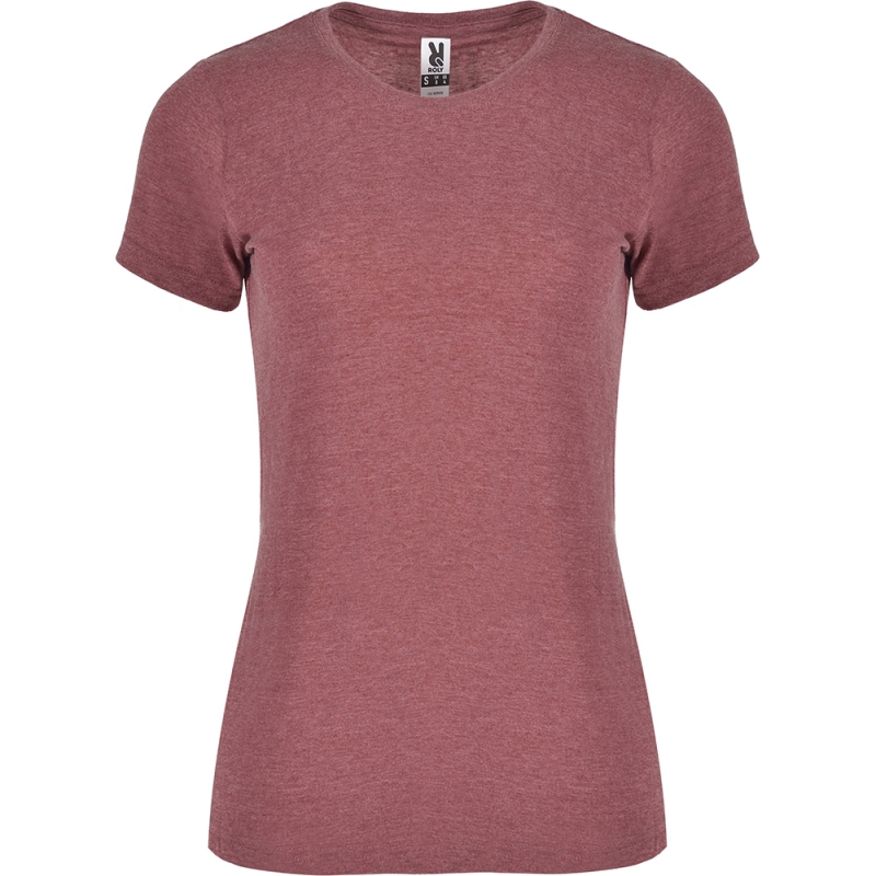 Roly R6661 - FOX WOMAN T-shirt Femme Manches Courtes Effet Chinée