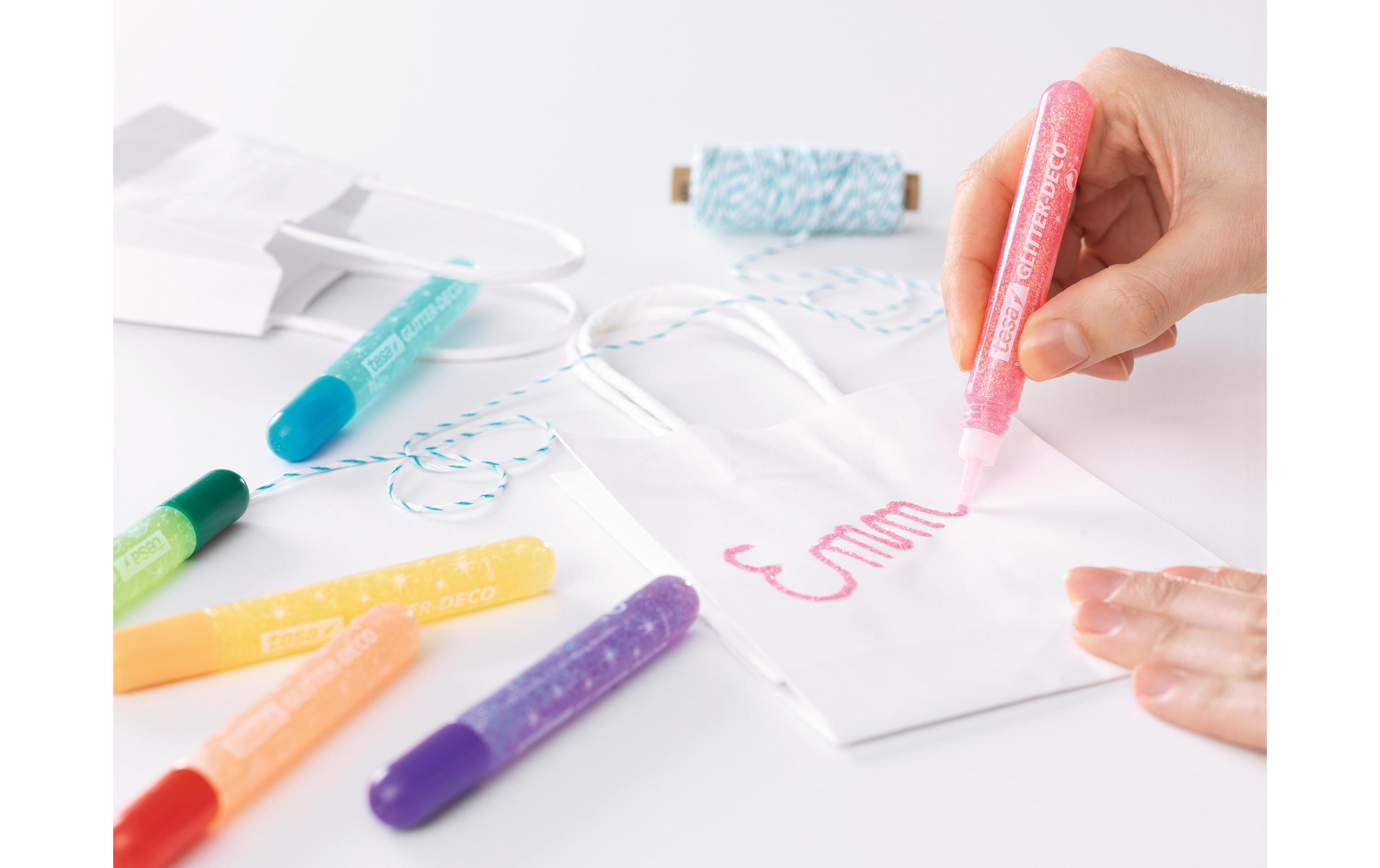 Glitzerstift Deco 6 Tuben à 10 gGlitzerfarben
