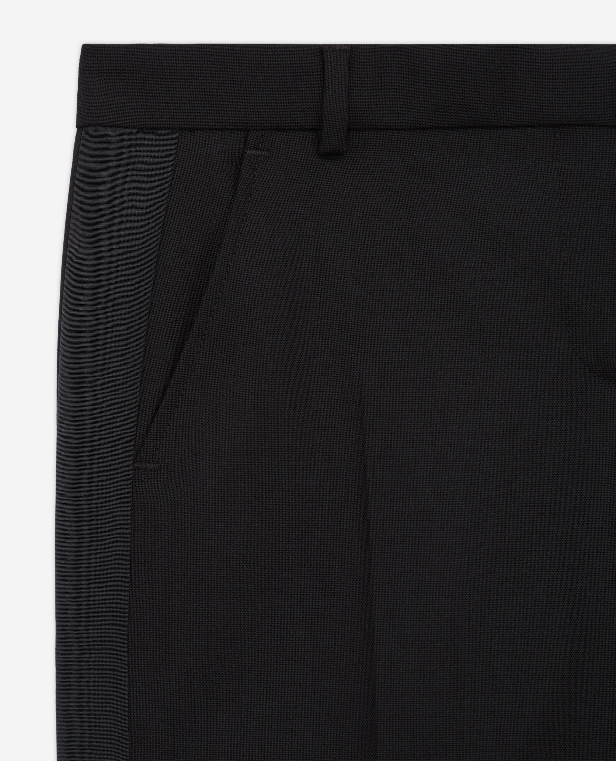 Pantalon en laine noir