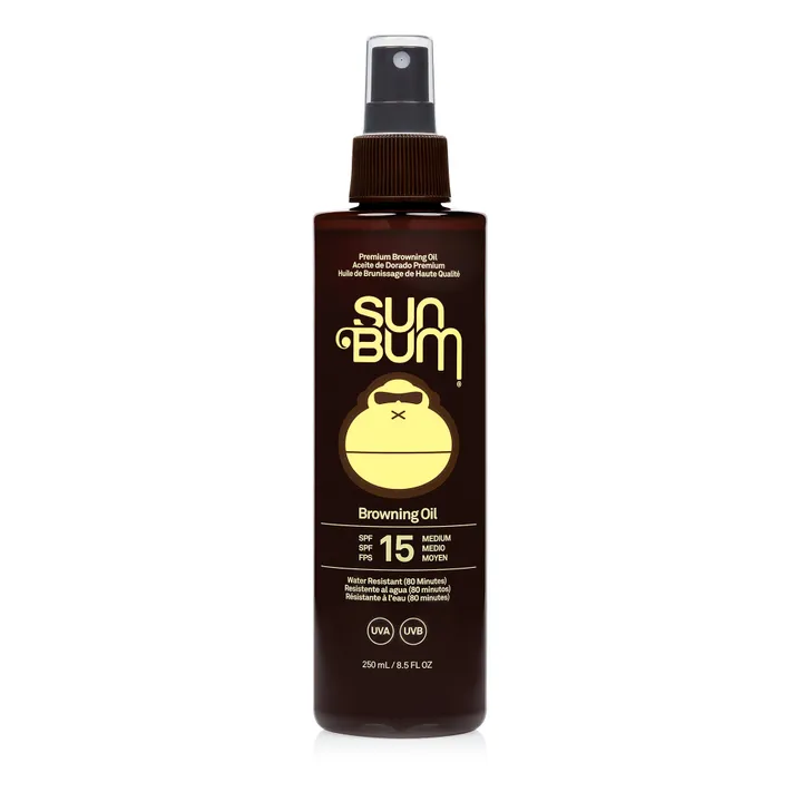 Sunbum Huile solaire corps auto-bronzante SPF15 - 250 ml