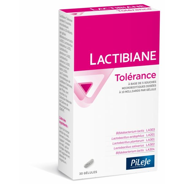 Pileje Lactibiane Tolerance 30 Cápsulas