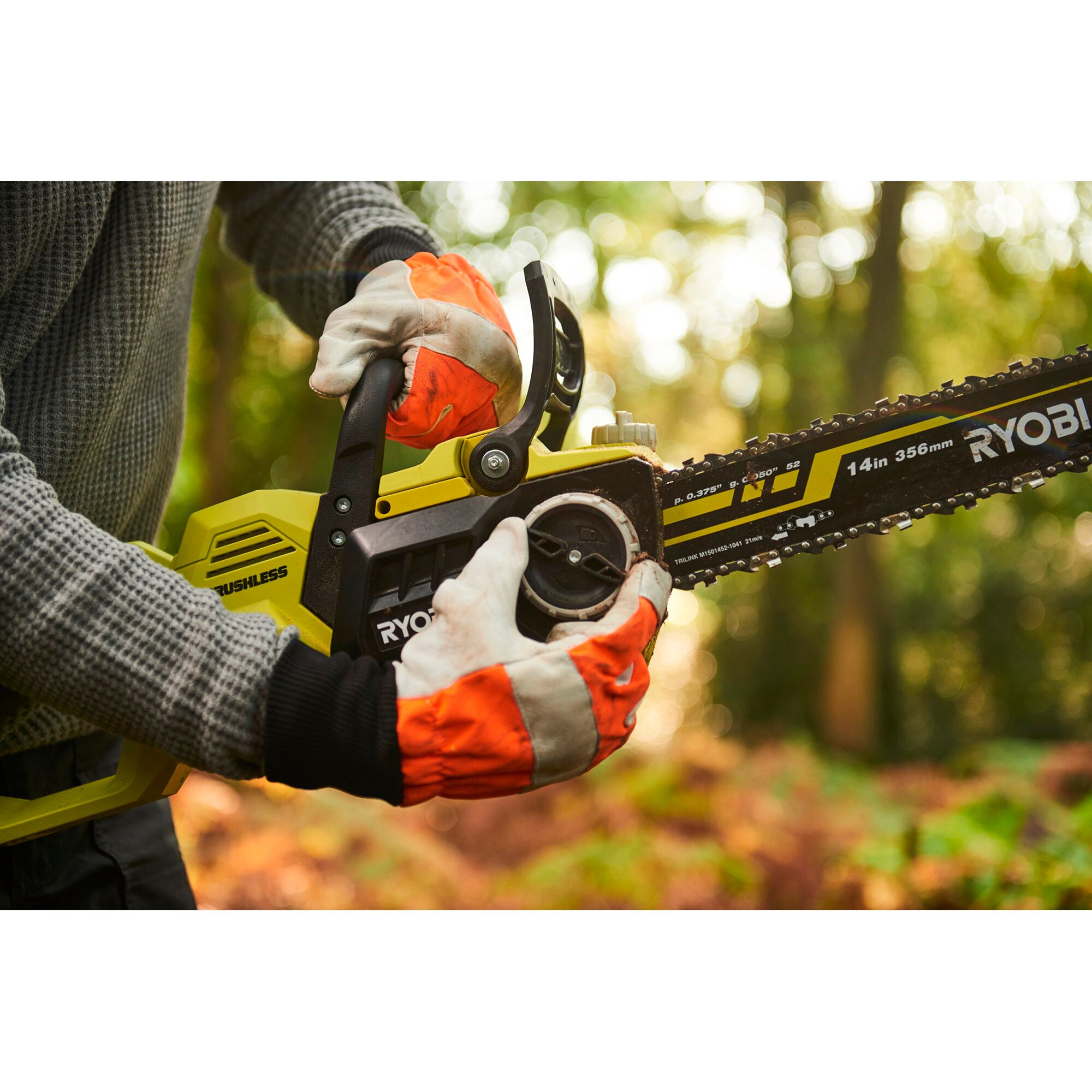 Ryobi Elektro-Kettensäge MAX POWER Akku-Kettensäge RY36CSX35A-0, 36Volt