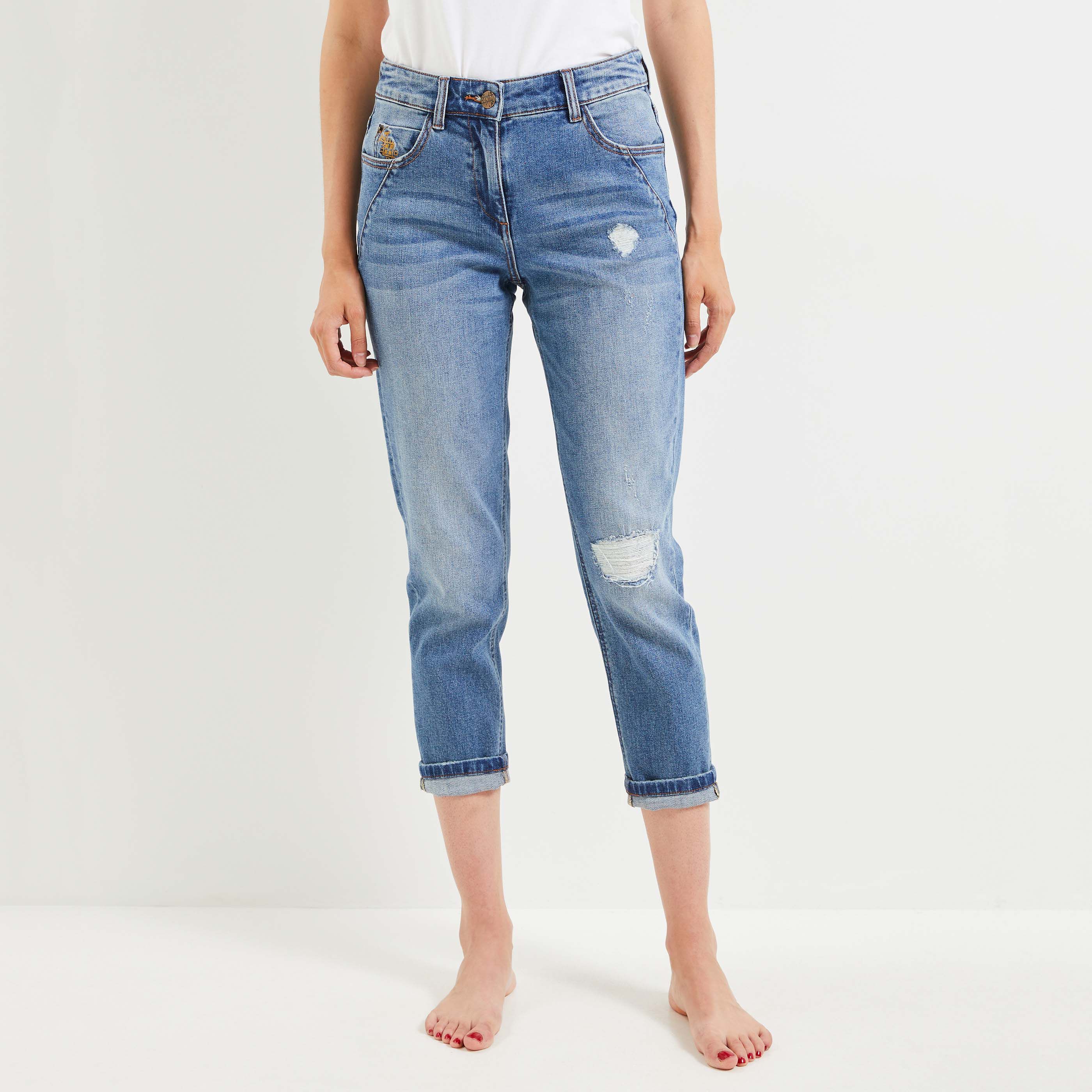 Jean Boyfriend SEATTLE - DARK STONE