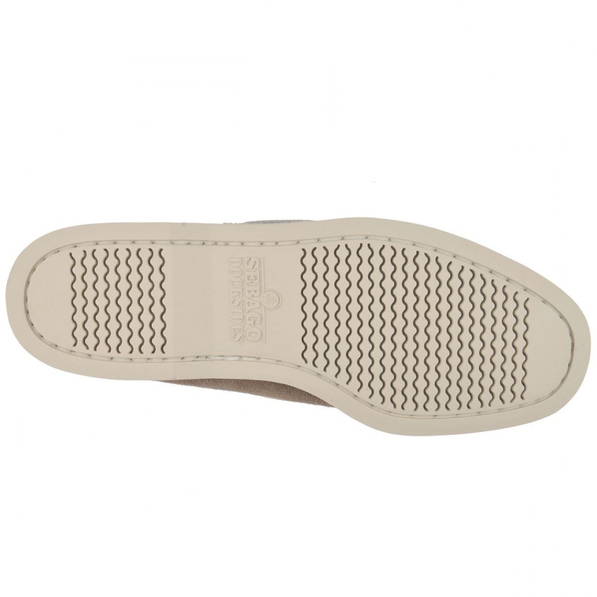 DOCKSIDES PORTLAND JIB Beige-Taupe-Camel-Chaussures bateau pour homme en suede beige Taupe Portland