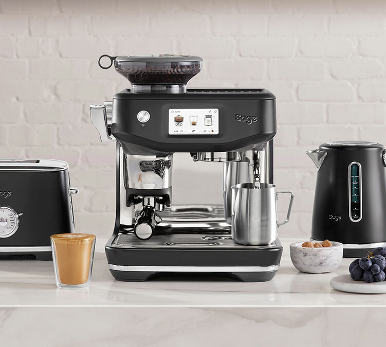 Machine expresso SAGE Barista Touch Impress SES881BTR4FEU1 inox noir truffe