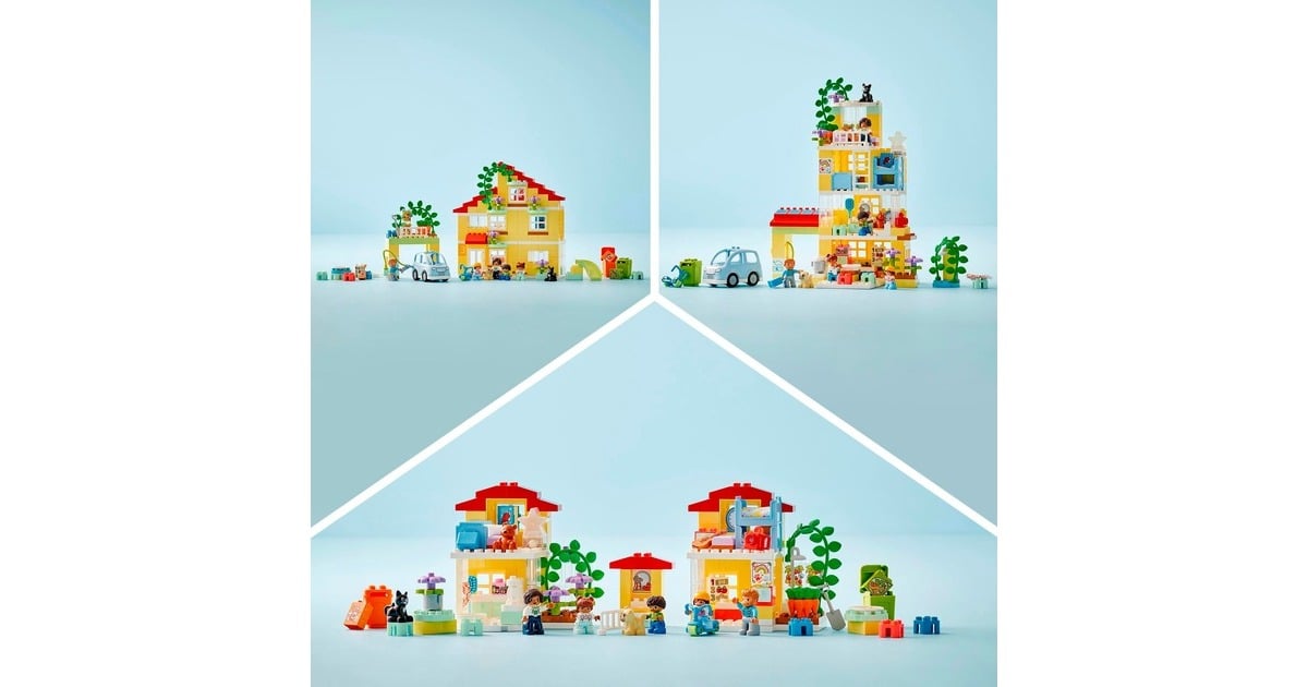 LEGODUPLO - 3-in-1-Familiehuis Constructiespeelgoed  (10994)