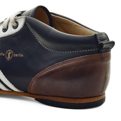 Ledersportschuh, Dunkelblau