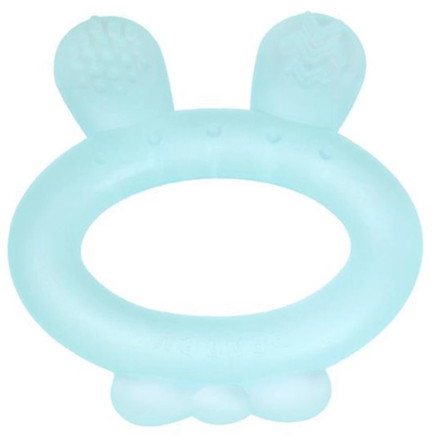 haakaa® Beißring Hasenohr, blau