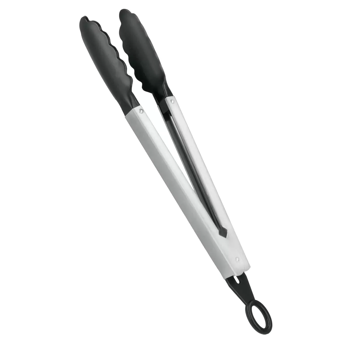 Grillzangen silber,schwarz