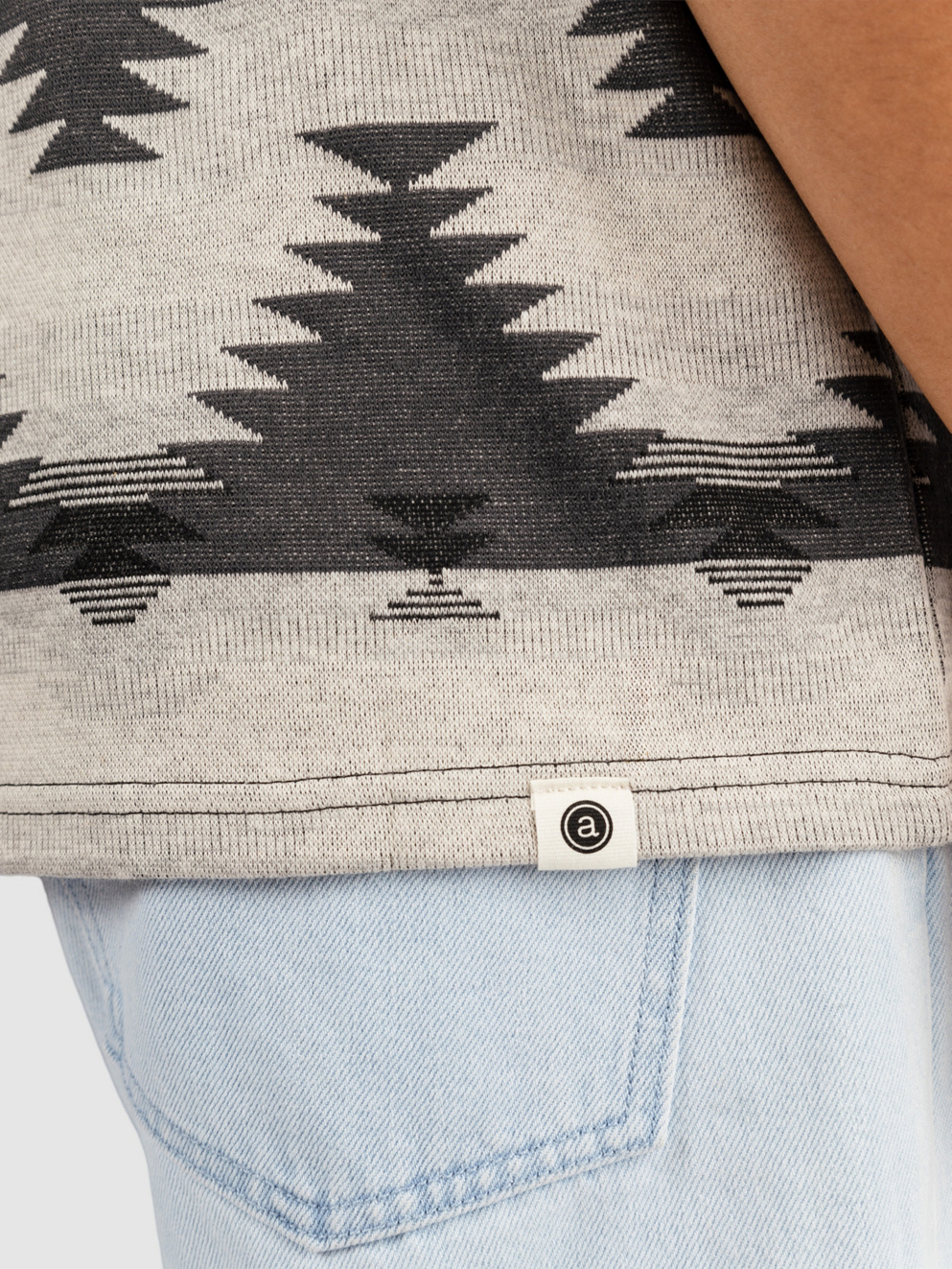 Anerkjendt Akkikki Jacquard T-Shirt caviar