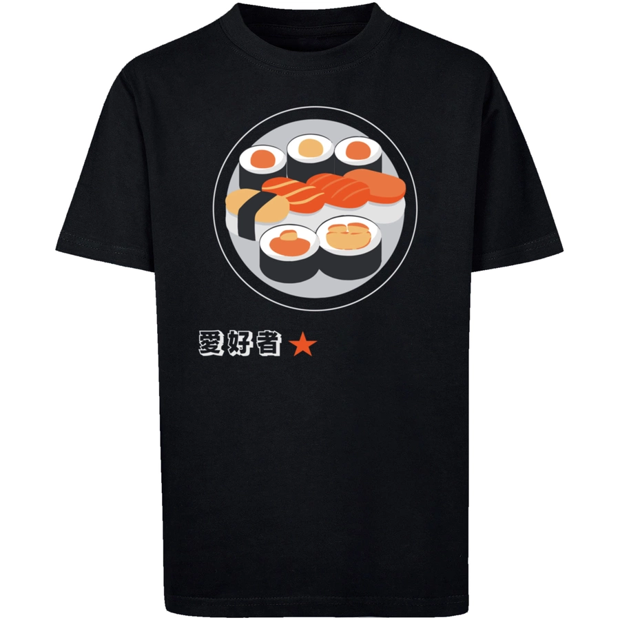 F4NT4STIC T-Shirt Sushi Japan schwarz