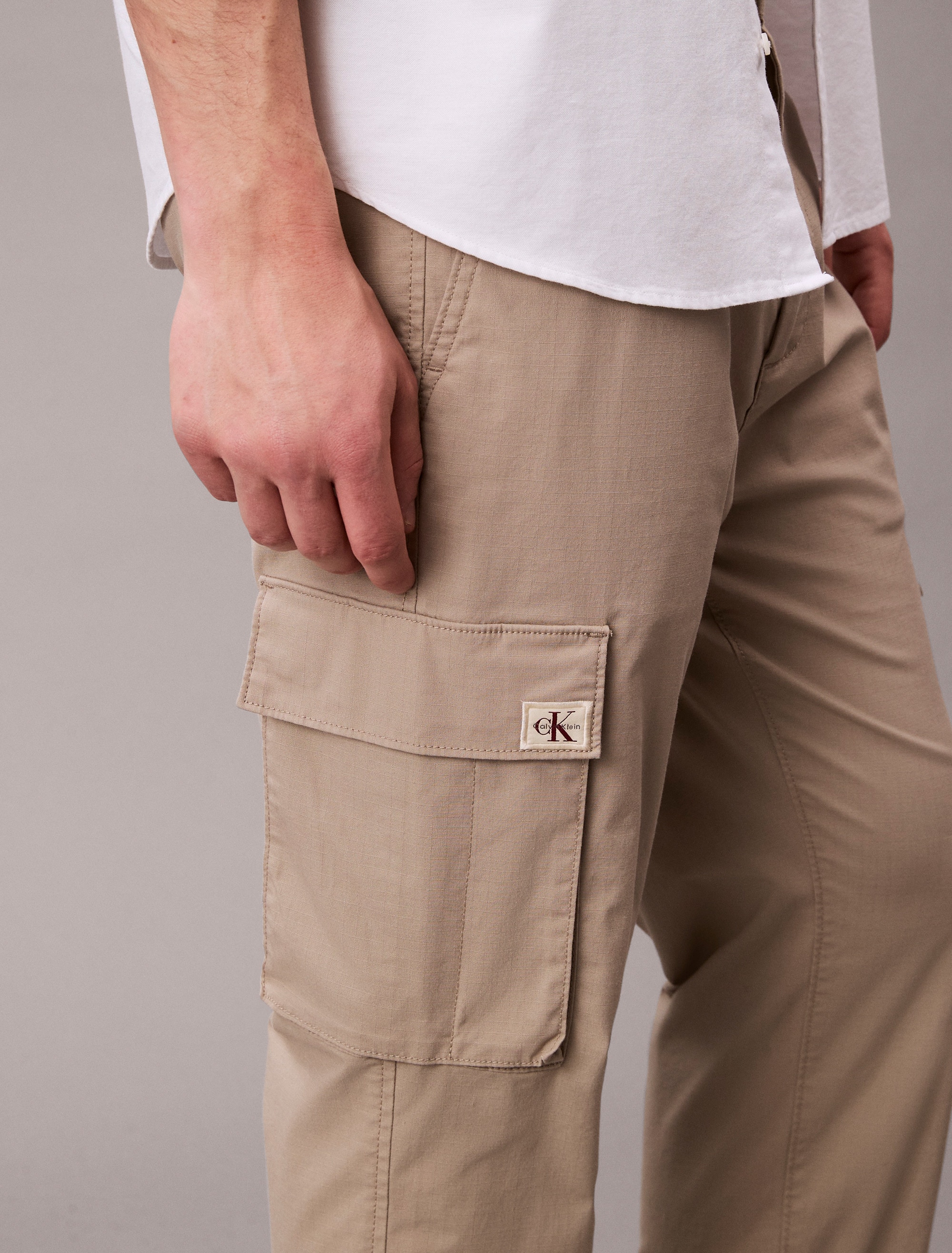 Calvin Klein Jeans Cargohose »PLL ON SKNNY CRG RPS«  Mit elastischem Bund