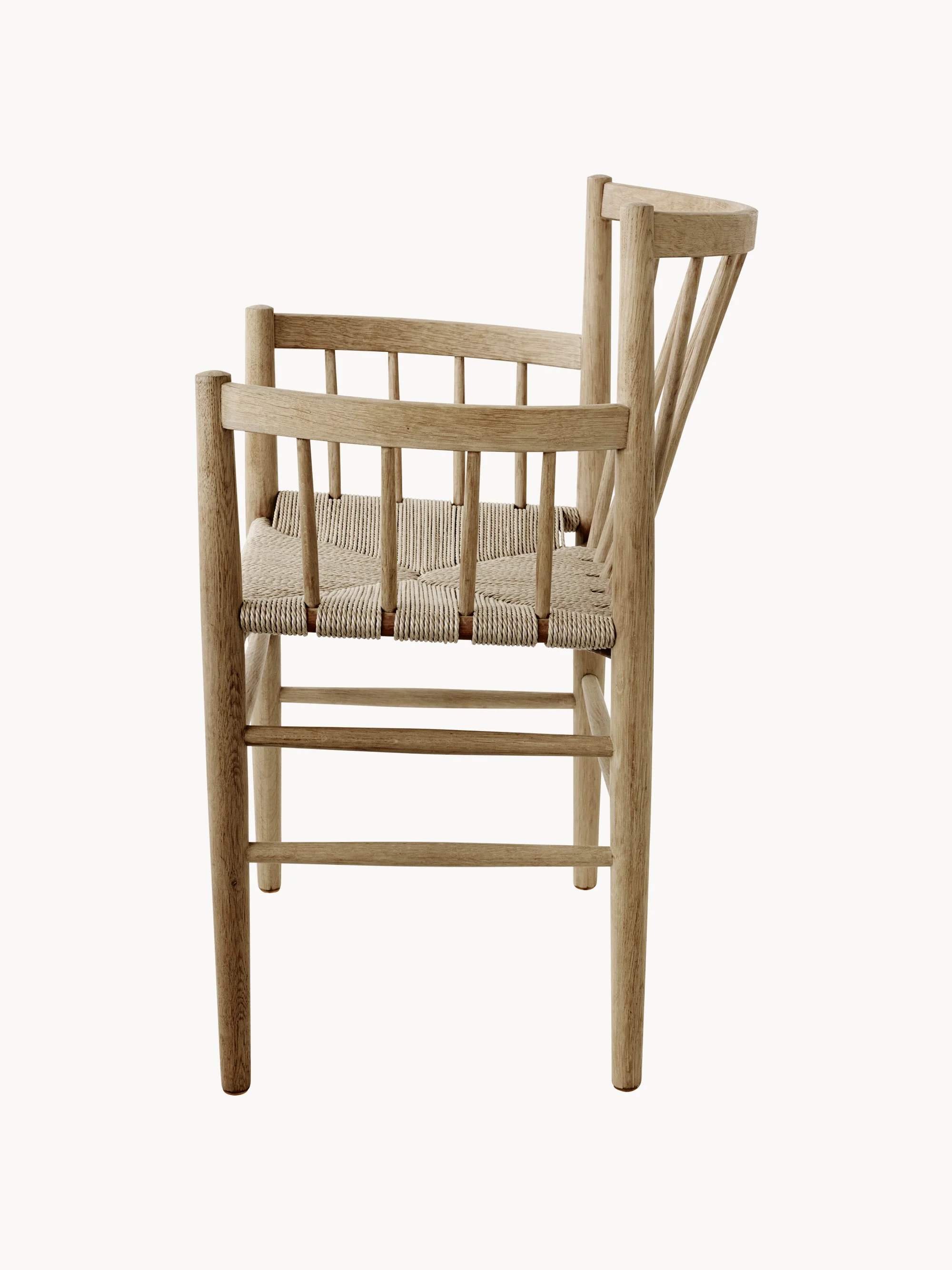 Eikenhouten armleunstoel J81