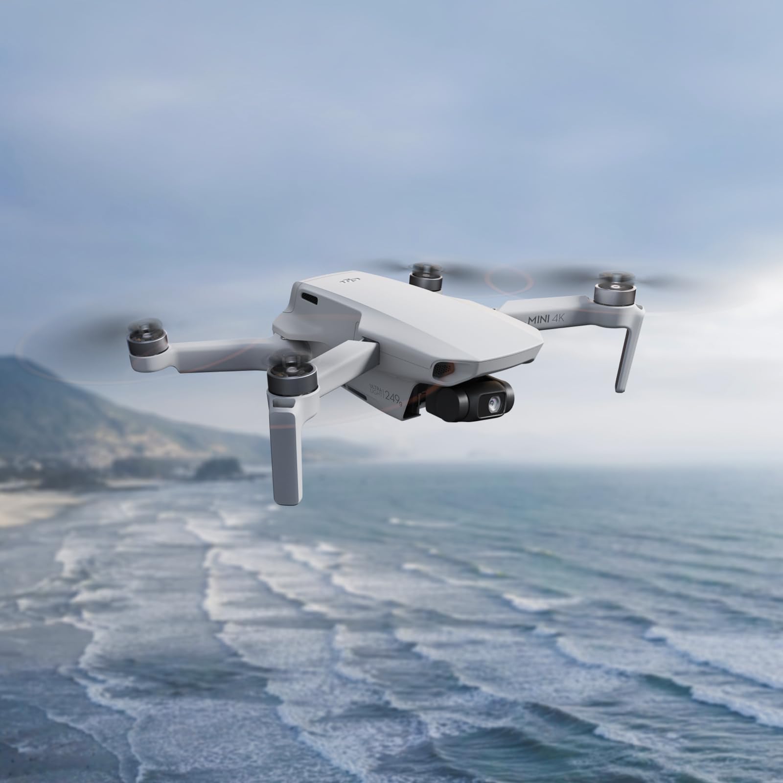 Bundle Drones Caméra Mini 4K, Drone Caméra 4K UHD pour Adultes, < 249 g, Stabilisation de la Nacelle à 3 Axes, Transmission Vidéo sur 10 km, Deux Batt
