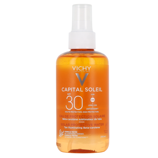 Eau solaire hâle sublimé Vichy Capital Soleil - Stimule le bronzage