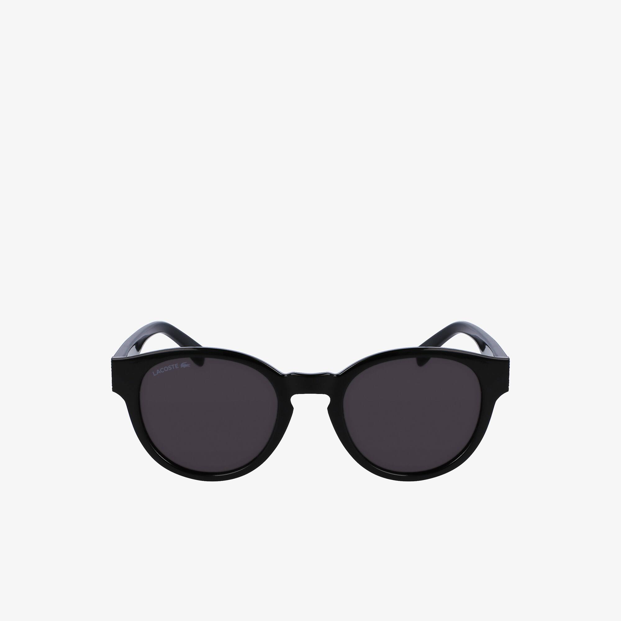 Lunettes de soleil L.12.12 ovales en résine végétale Lunettes de soleil - Noir - Lacoste - Femme