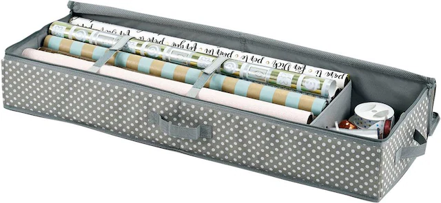Zeller Present Aufbewahrungsbox (Geschenkpapier-Organzier), aus Polyester